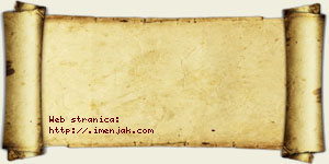 Žaklina Bradić vizit kartica